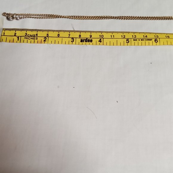 ART Painted Rose Medallion Necklace - Picture 3 of 4